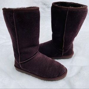UGG Classic Short Boot Dark Chocolate Brown Size 6